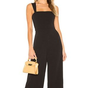 Lovers + Friends Milo Crop Jumpsuit Black